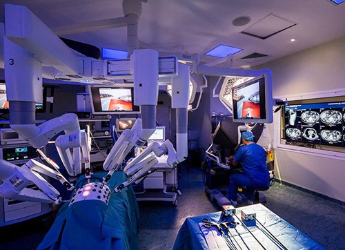 Prostatectomia robotica, Chirurgie robotica da Vinci